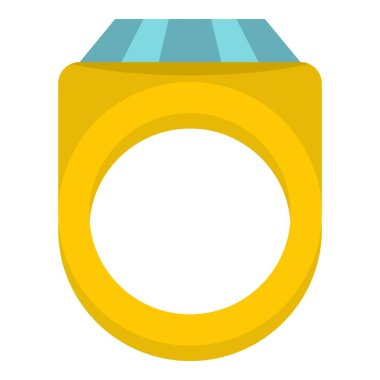 Elmas yüzük simgesi izole