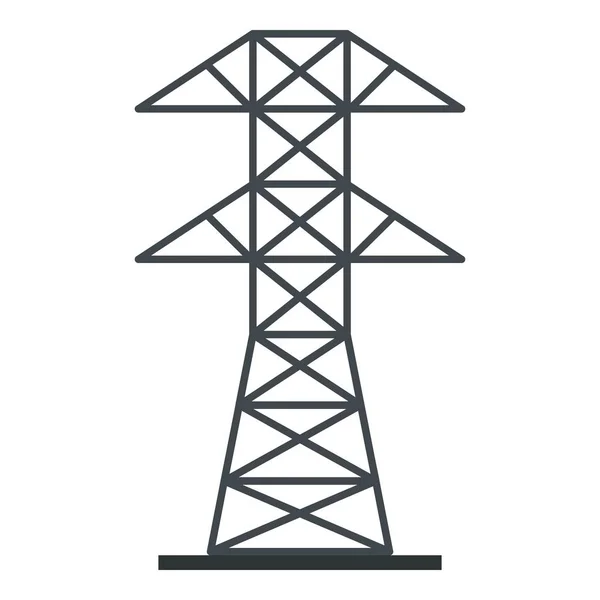 Elektriciteitscentrale pictogram geïsoleerd — Stockvector