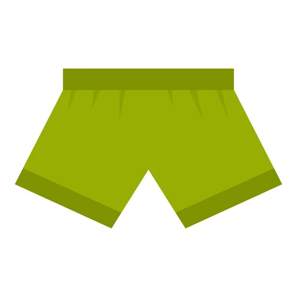 Groene man boxer briefs pictogram geïsoleerd — Stockvector