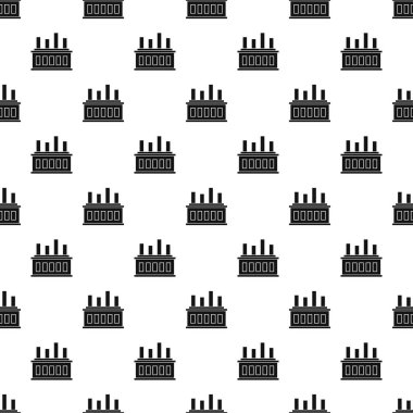 Endüstriyel fabrika binası tasarlamak vektör