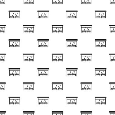 Otobüs durağı tasarlamak vektör