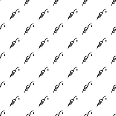 Benzin pompa meme tasarlamak vektör