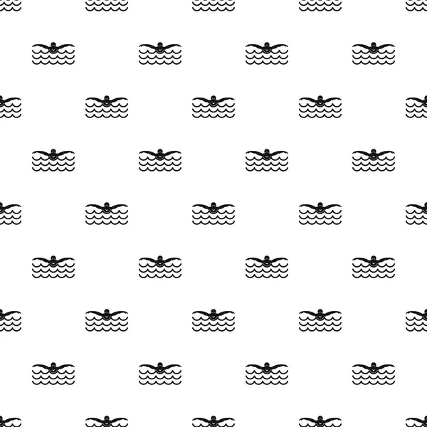 Modèle de nageur papillon vecteur — Image vectorielle