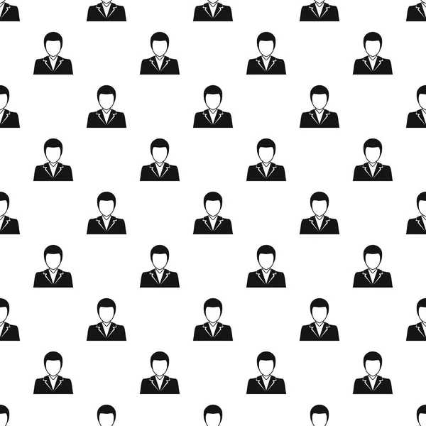 Male avatar profile picture pattern vector — Stock Vector