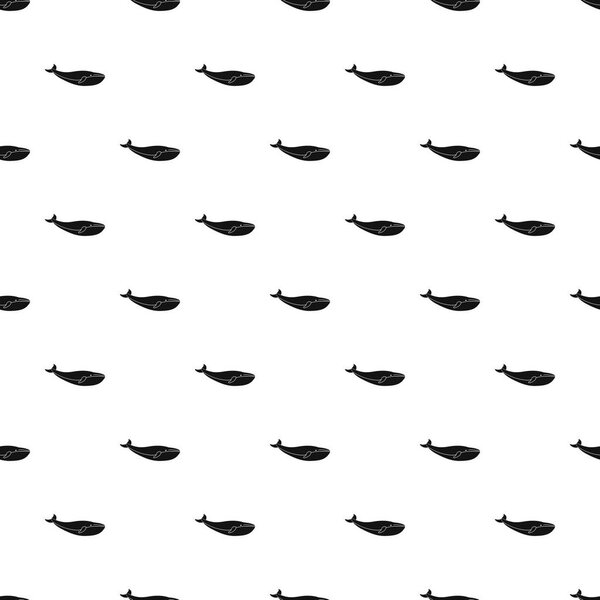 Whale pattern vector