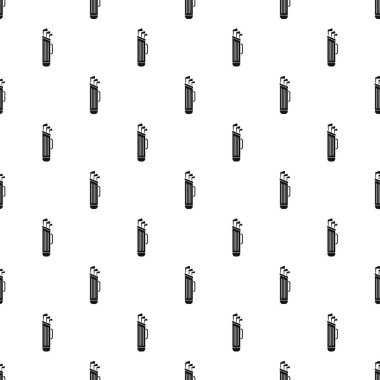 Golf kulüpleri çanta tasarlamak vektör