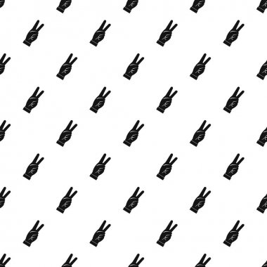 El gösteren zafer işareti tasarlamak vektör