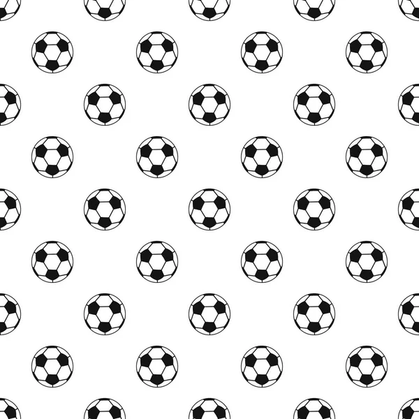 Voetbal bal patroon vector — Stockvector