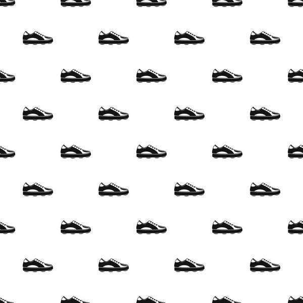 Golf shoe pattern vector