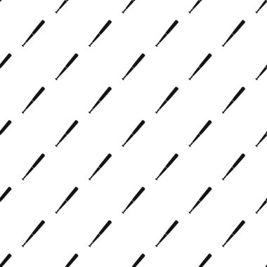 Siyah beyzbol sopası tasarlamak vektör