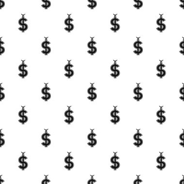 Doları sembol tasarlamak vektör kolye