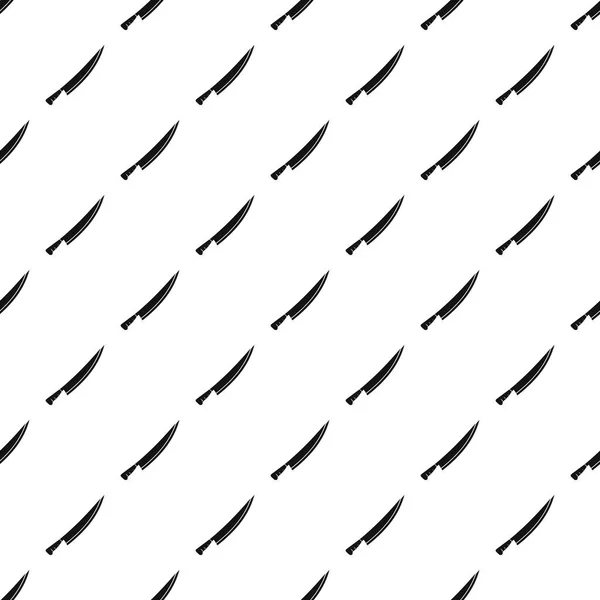Patrón de cuchillo largo vector — Vector de stock