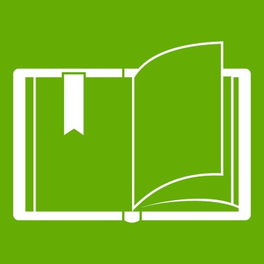 Açık kitap simgesi yeşil
