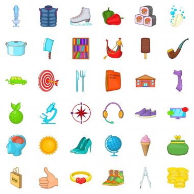 Hedef simgeler kümesi, karikatür tarzı