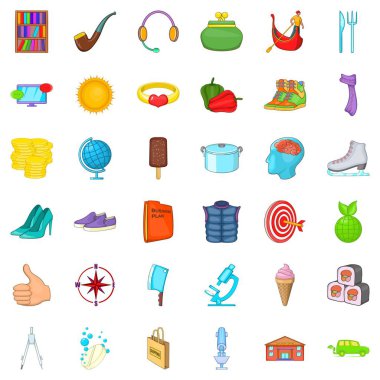 Önyükleme Icons set, karikatür tarzı