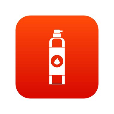 Hava temizleyici simgesi dijital kırmızı