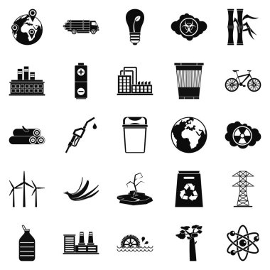Eko Icons set, basit tarzı