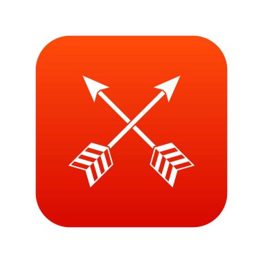 Oklar Lgbt simgesi dijital kırmızı