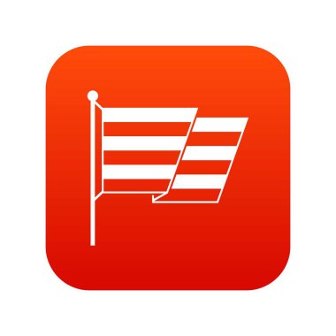 Bayrak Lgbt simgesi dijital kırmızı