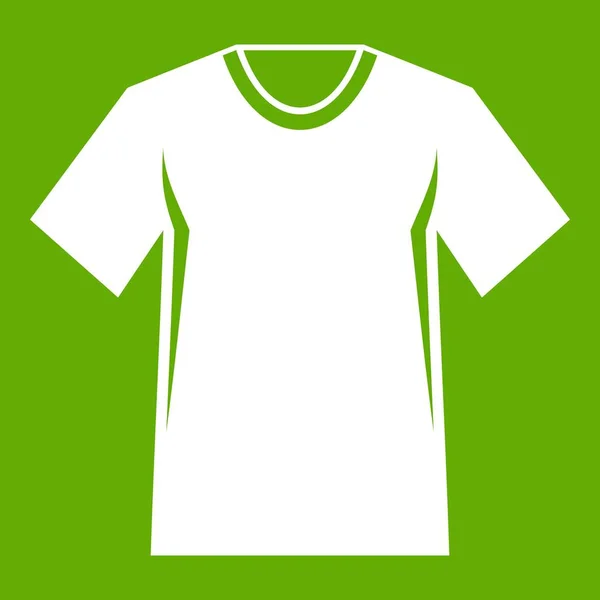Muži Tenis Tričko ikona zelená — Stockový vektor