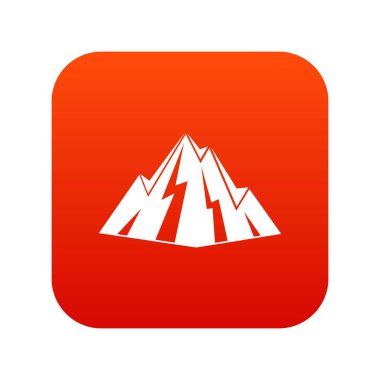 Rock simge dijital kırmızı