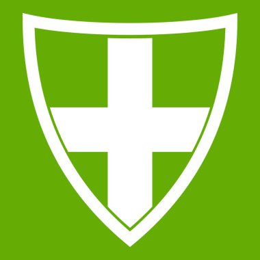 Kalkan koruma simgesi yeşil için