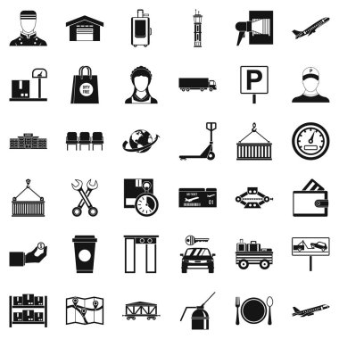 Lojistik simgeler kümesi, basit tarzı