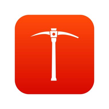 Çekme simgesi dijital kırmızı