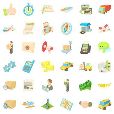 Lojistik simgeler kümesi, karikatür tarzı