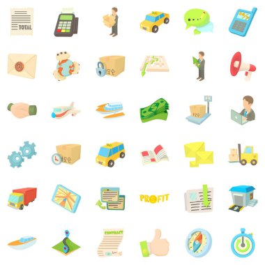 Hizmeti simgelerini ayarla, tarzı çizgi film