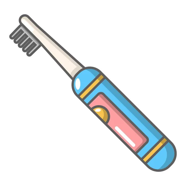 Elektromos fogkefe ikon, rajzfilm stílus — Stock Vector