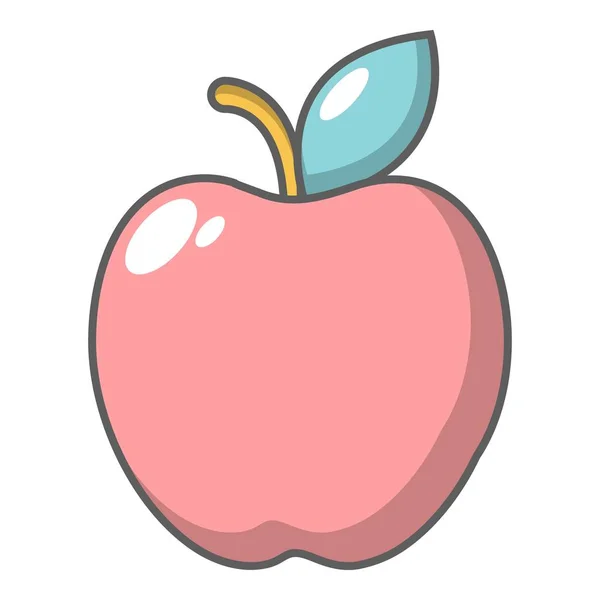 Apple-Ikone, Cartoon-Stil — Stockvektor