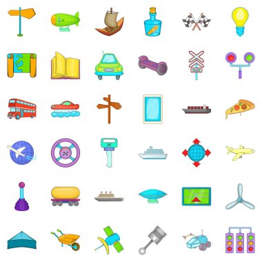 Icons set, karikatür tarzı almak