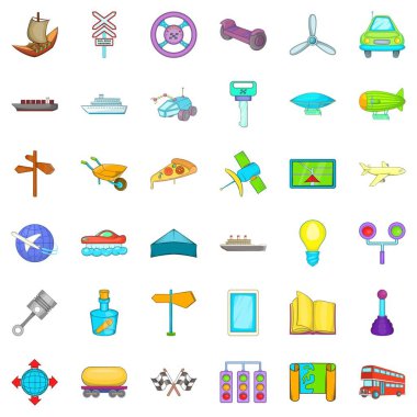 Hizmeti simgelerini ayarla, tarzı çizgi film