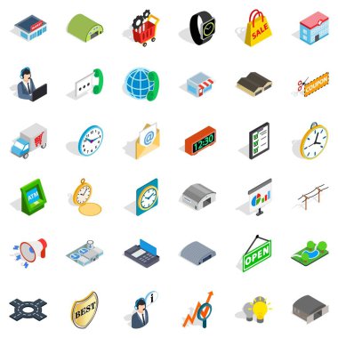 Taşıma simgeler kümesi, izometrik stili