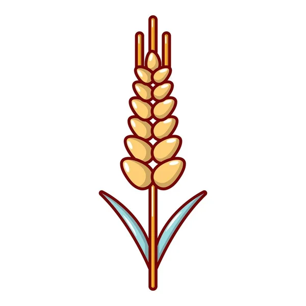 Wheaty tarwe pictogram, cartoon stijl. — Stockvector