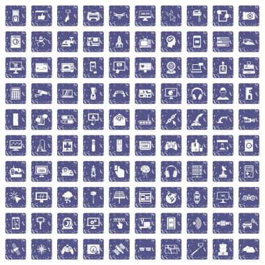 grunge safir 100 yazılım Icons set