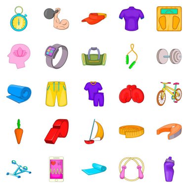 Uygulama Icons set, karikatür tarzı