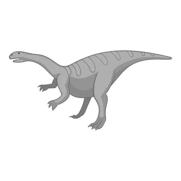 Icône Igunodon monochrome — Image vectorielle