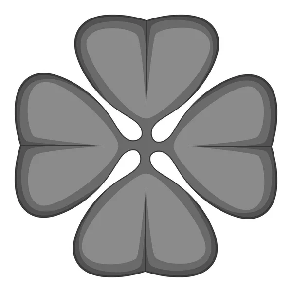 Icona trifoglio monocromatica — Vettoriale Stock