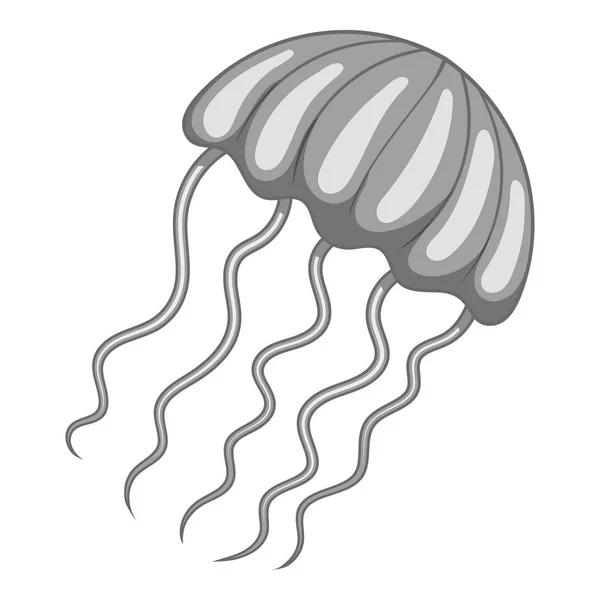 Ícone de medusa monocromático —  Vetores de Stock