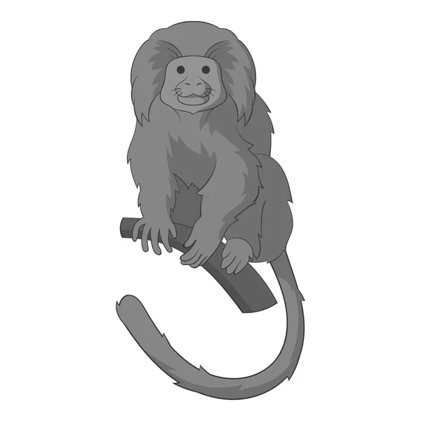 Lion tamarin icône monochrome — Image vectorielle