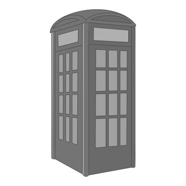 Telefon kutusu simgesini tek renkli