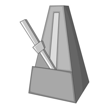 Metronom simge tek renkli