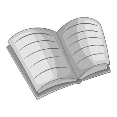 Kitap simgesini tek renkli