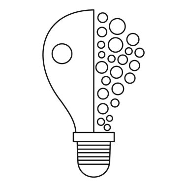 Ampul simgesi anahat