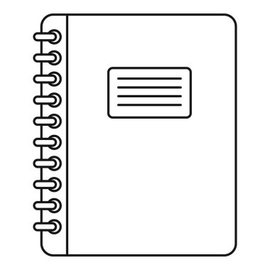 Spiral not defteri simgesini anahat