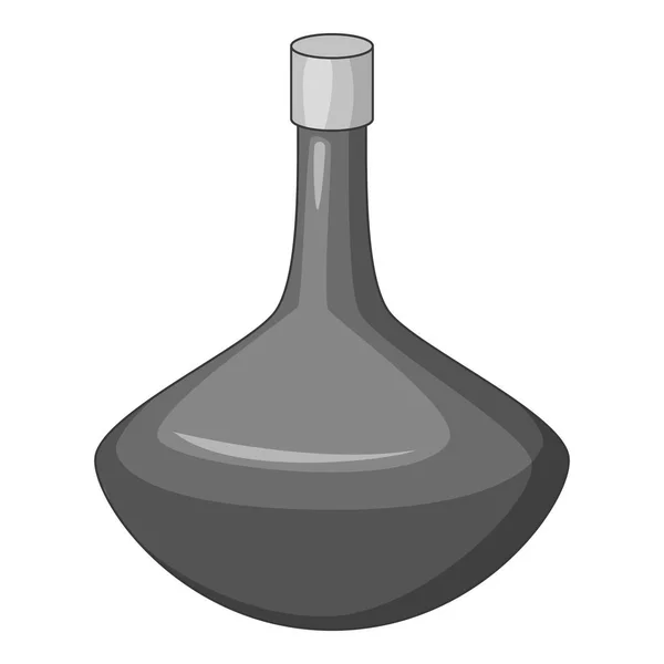 Flaska ikonen svartvitt — Stock vektor