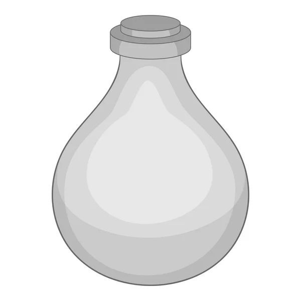 Icono de botella monocromo — Vector de stock