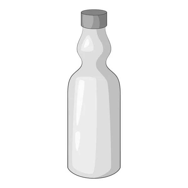 Icono de botella monocromo — Vector de stock